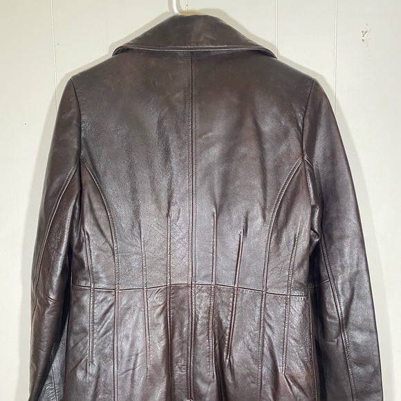 Pelle Studio Deep Brown‎ Leather Jacket size medium - Picture 7 of 15